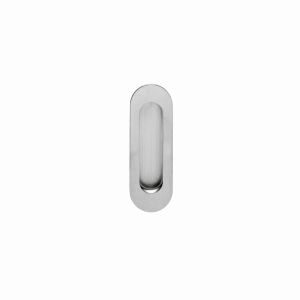SCHUIFDEURKOM OVAAL 120X40MM BLIND RVS