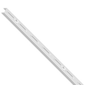 WANDRAIL ELEMENT ENKEL STAAL 200CM WIT