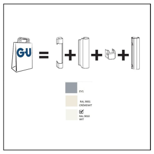 AFDEKKAPPEN SET FALZECKPAUMEL TYPE D LINKS WIT