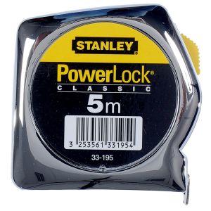 STANLEY ROLBANDMAAT POWERLOCK 5M - 25MM