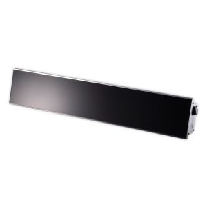 BURDA RELAX GLASS 1500 WATT MET DIMMER ZWART/ZILVER