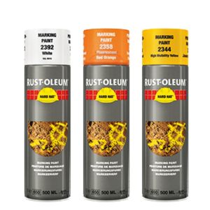 RUST-OLEUM HARD HAT® MARKEERVERF WIT (2392) 500ML