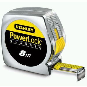 STANLEY ROLBANDMAAT POWERLOCK 8M - 25MM ABS