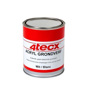 4TECX ACRYL GRONDVERF WIT 0,75LTR