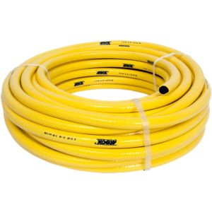 4TECX BOUWSLANG TRICOTECH GEEL 19X25MM 50M