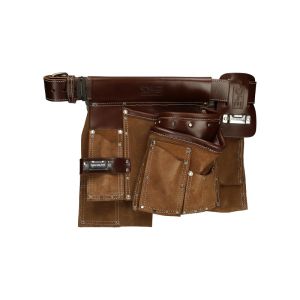 D4E GEREEDSCHAPSGORDEL DELUXE LEDER DONKERBRUIN INVERSE