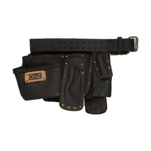 D4E LEDEREN GEREEDSCHAPSTAS IN OLIEBRUIN LEER