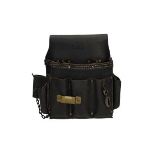 D4E LEDEREN GEREEDSCHAPSTAS (ELEKTRICIENS) DONKER BRUIN