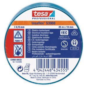 TESA 53988 ISOLATIETAPE BLAUW
