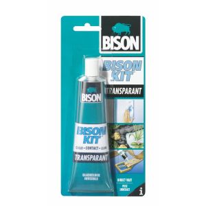 CONTACTLIJM BISON KIT TRANSPARANT 100ML (KAART)