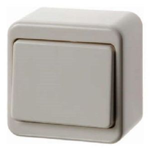 BERKER WISSELSCHAKELAAR UIT/WISSEL OPBOUW CREME