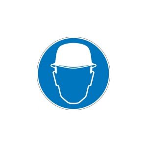 BORDJE VALHELM ALUMINIUM 200MM ROND BLAUW&WIT