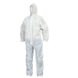 WEGWERPOVERALL QUICK-COVER PLP WIT MAAT L