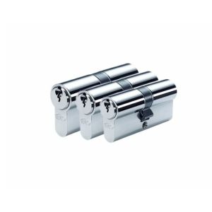 BKS PZ88 HELE CILINDER GELIJKSLUITENDE SET NIK SKG2 BU/BI 31/31 (3 ST.)