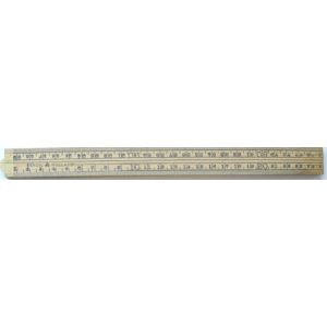 SCHUIL TIMMERMANS DUIMSTOK 1M MESSING PLAATJES