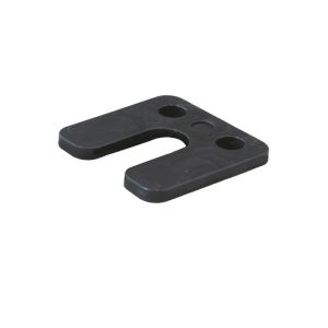 HOGEDRUKPLAAT MET SLEUF ABS 5 70X70