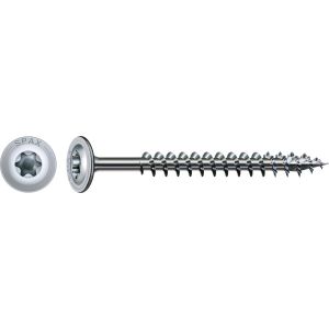SPAX SPAANPLAATSCHROEF TELLERKOP 8 X 80MM T40 DISCUSKOP GEBRUINEERD