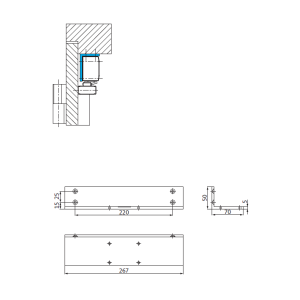 HOEKCONSOLE OTS 735 EV1