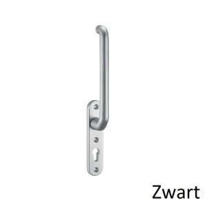 D4E HEFSCHUIFDEURGREEP BINNEN F1 ALU 40X185X12 AFGER PC69