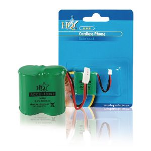 OPLAADBARE NIMH BATTERIJ PACK 2.4 V 300 MAH 1-BLISTER