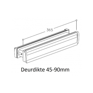 3230 BRIEVENBUS | ZWART BINNENKL. | EV1 BUITENKL. 45-90
