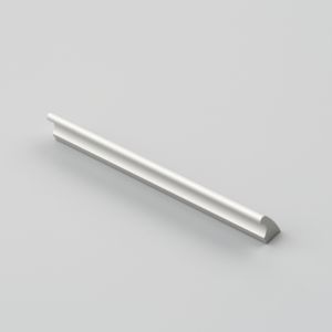 MEUBELGREEP ALUMINIUM 128MM MAT ZILVER