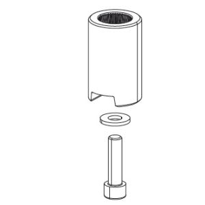 GU ASVERLENGING TBV ARM DEURAUTOMAAT 30MM