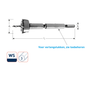 WS CILINDERKOPBOOR 'WAVE-CUTTER