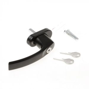 DRAAIVALKRUK RAAMKRUK AFSLUITBAAR STIFT 32MM ZWART N-45211-53-0-6-32