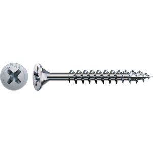 SPAX SPAANPLAATSCHROEF PLATVERZONKEN KOP VERZINKT POZIDRIV 5.0X70MM (PER 200 STUKS)