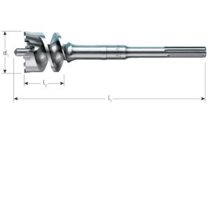 BETONFREESKROON SDS-MAX ø40X80/310