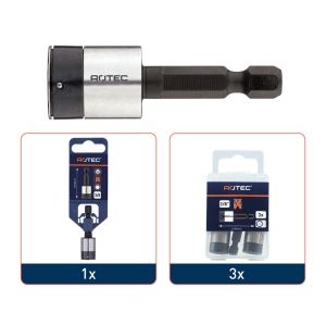 NIET-MAGNETISCHE DOPSLEUTEL E 6,3 X 50MM 3/8