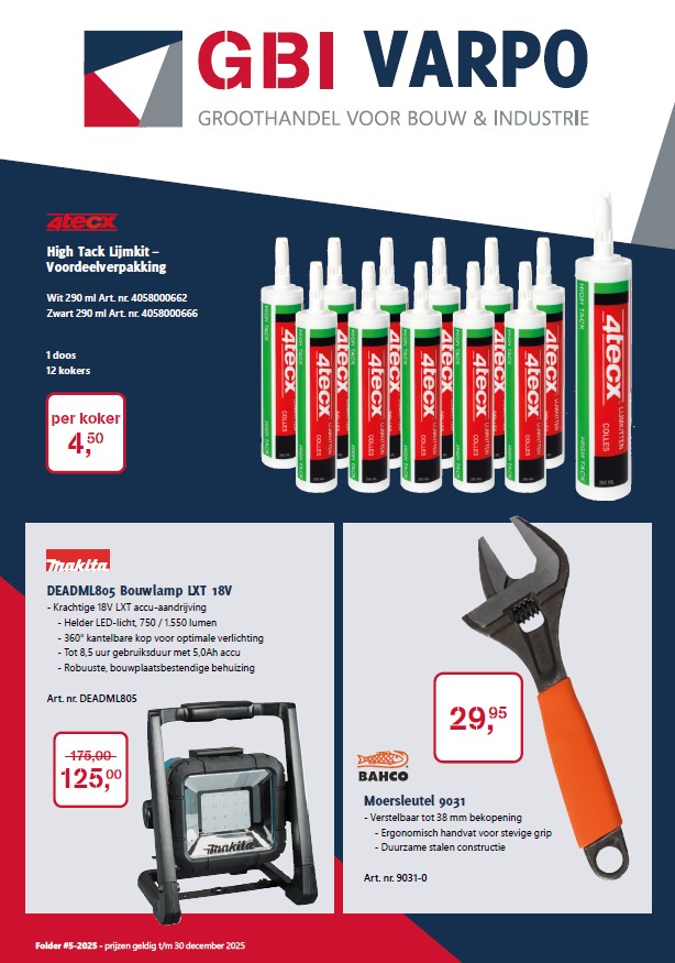 Bouwfolder#5 Geldig  t/m 31 December-2025